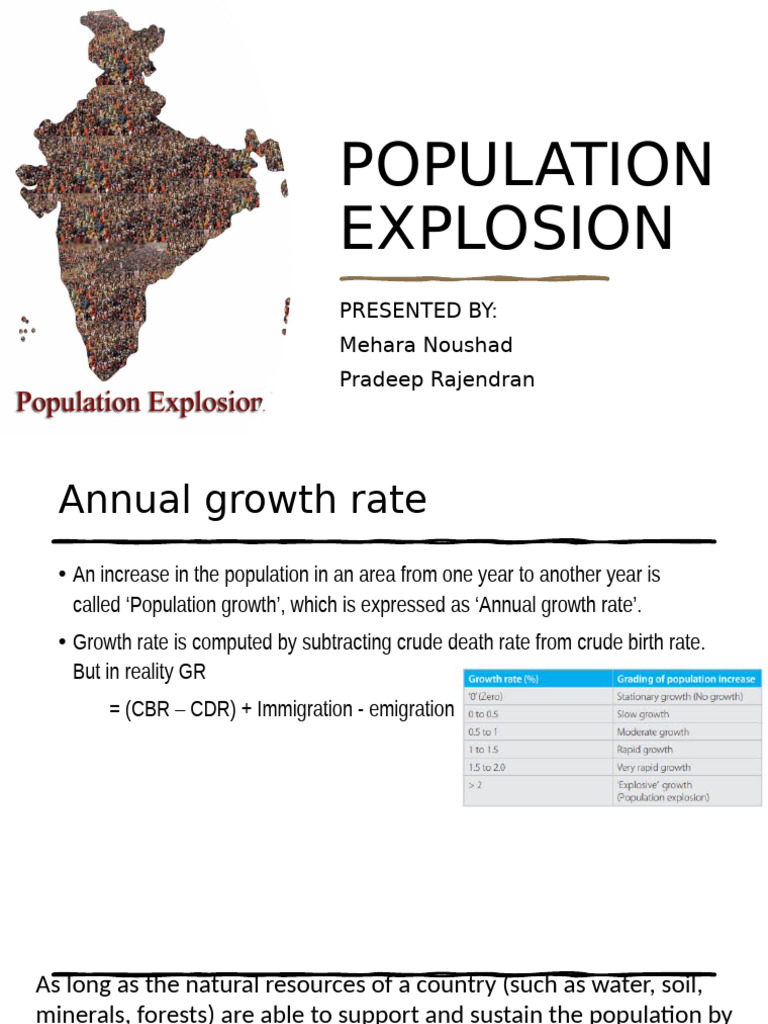 Causes and Effects of Population Explosion | PDF | Substance Abuse