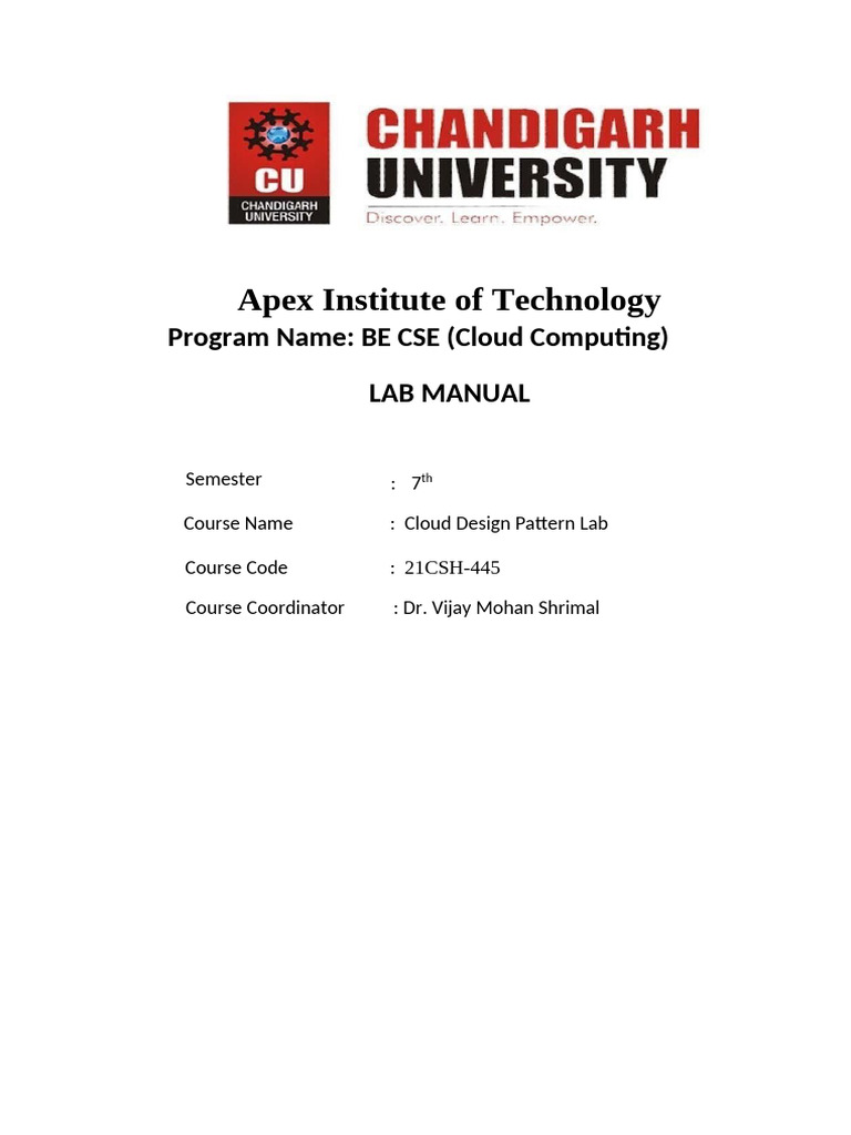 Load Balancing with AWS ELB Lab Manual | PDF | Software | Information ...