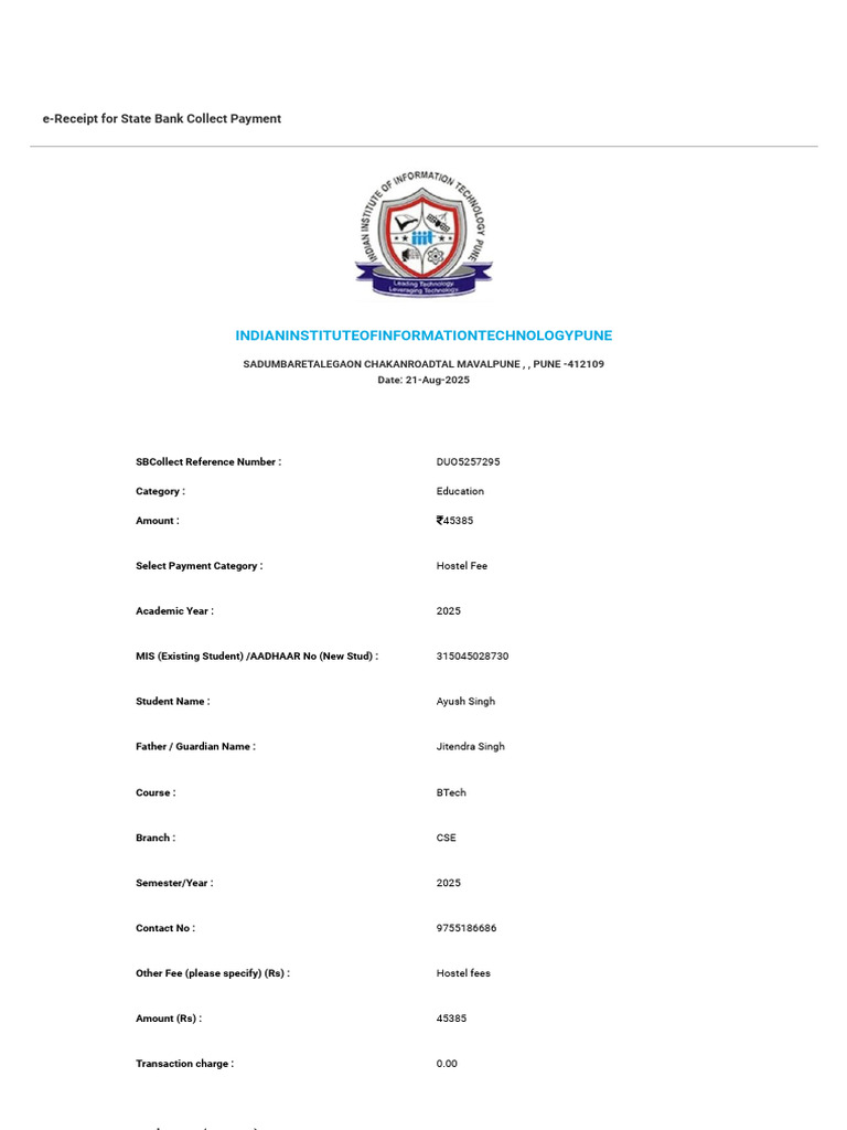 Fee Summary | PDF | Payments | Services (Economics)