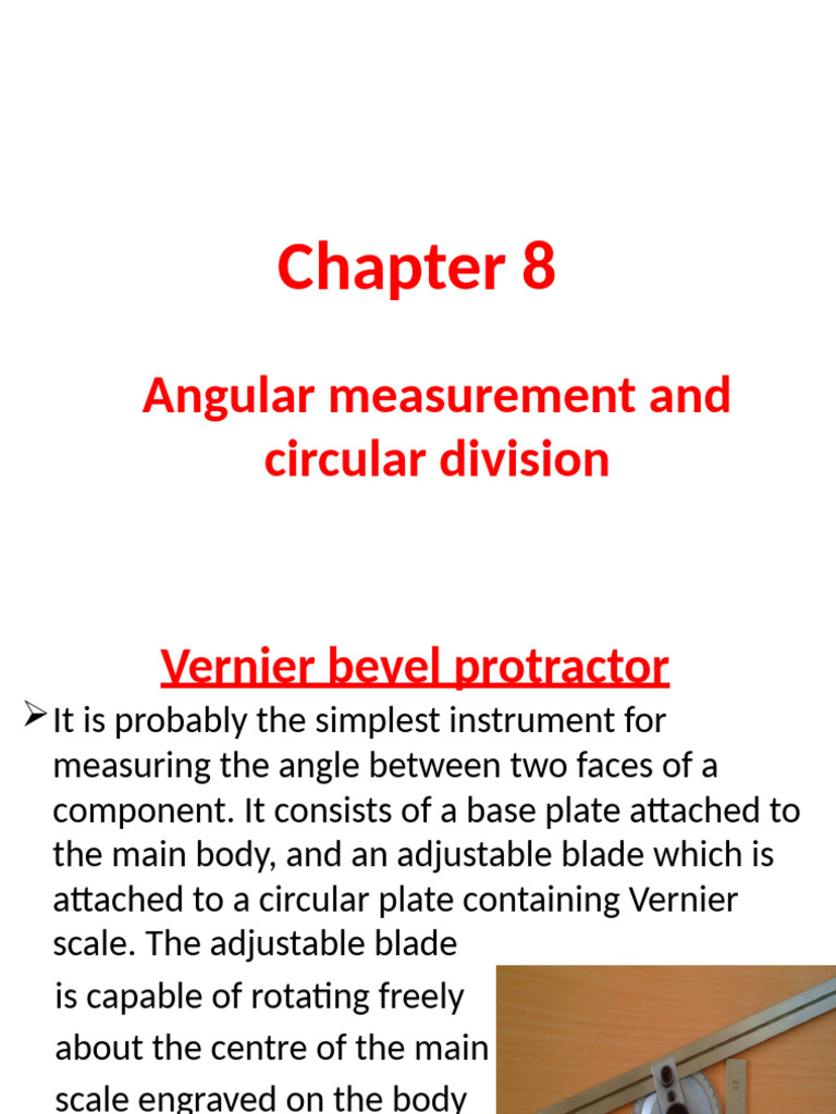 Angular Measurement Tools Explained | PDF | Angle | Geometric Measurement