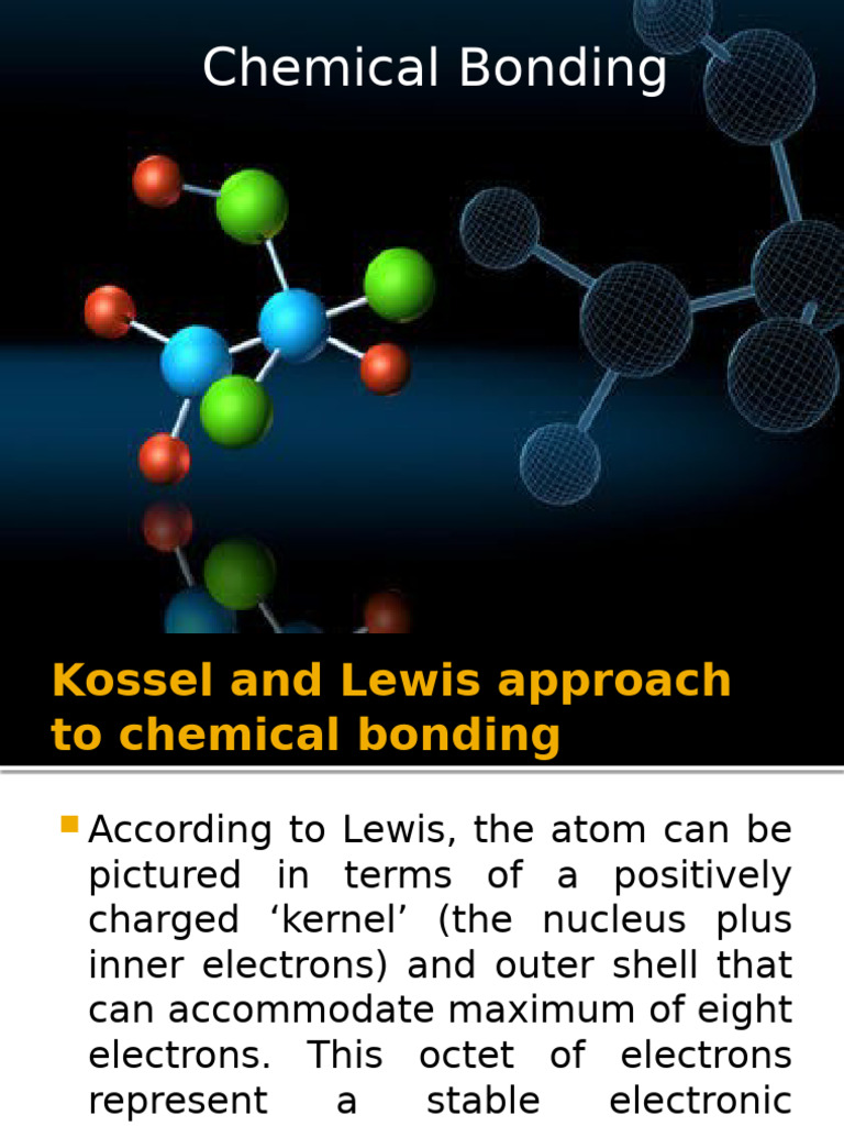 Understanding Chemical Bonding Concepts | PDF | Chemical Bond ...