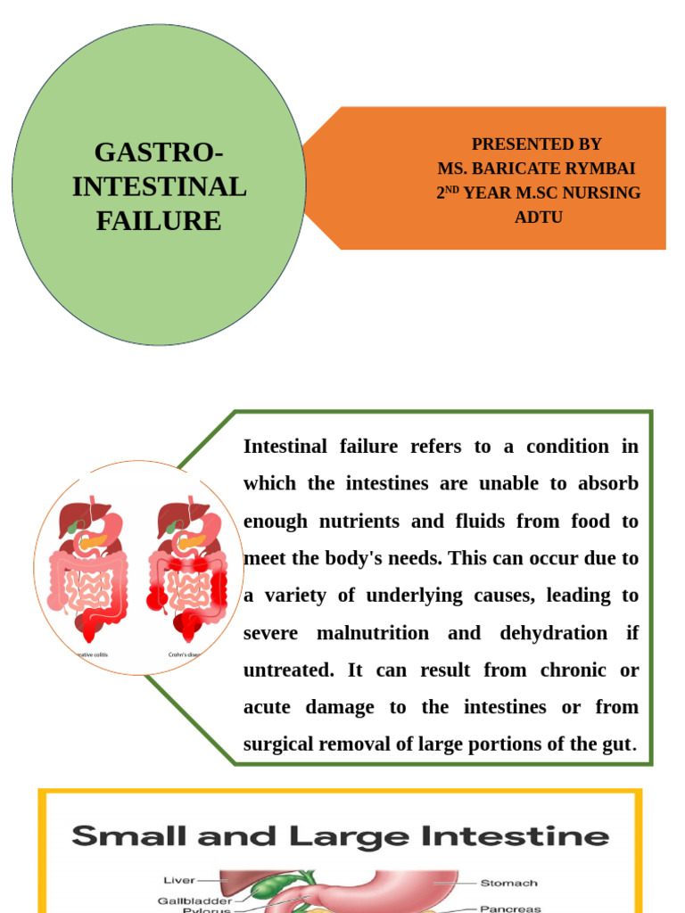 Seminar on Gastro-Intestinal Failure | PDF | Gastrointestinal Tract ...