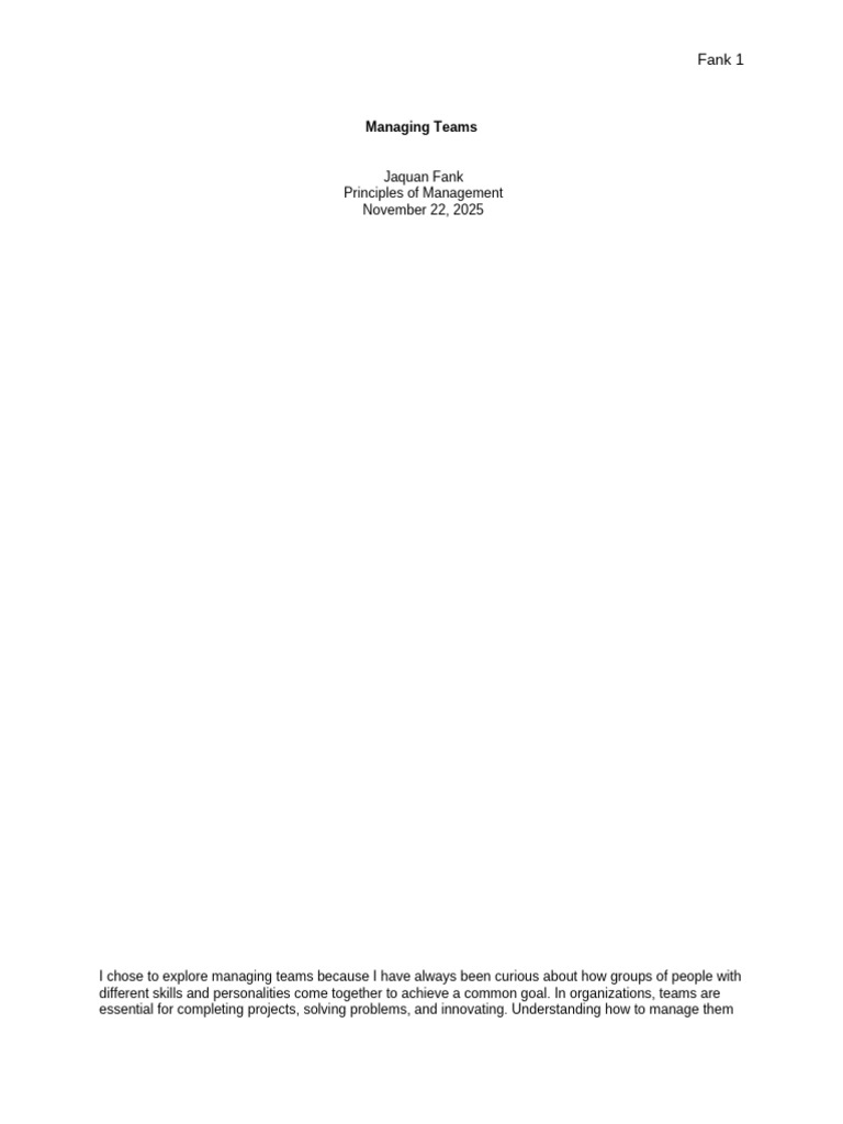 Effective Team Management Strategies | PDF | Human Communication ...