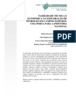 Viabilidade Tecnica e Economica de E&P Em Campos Maduros