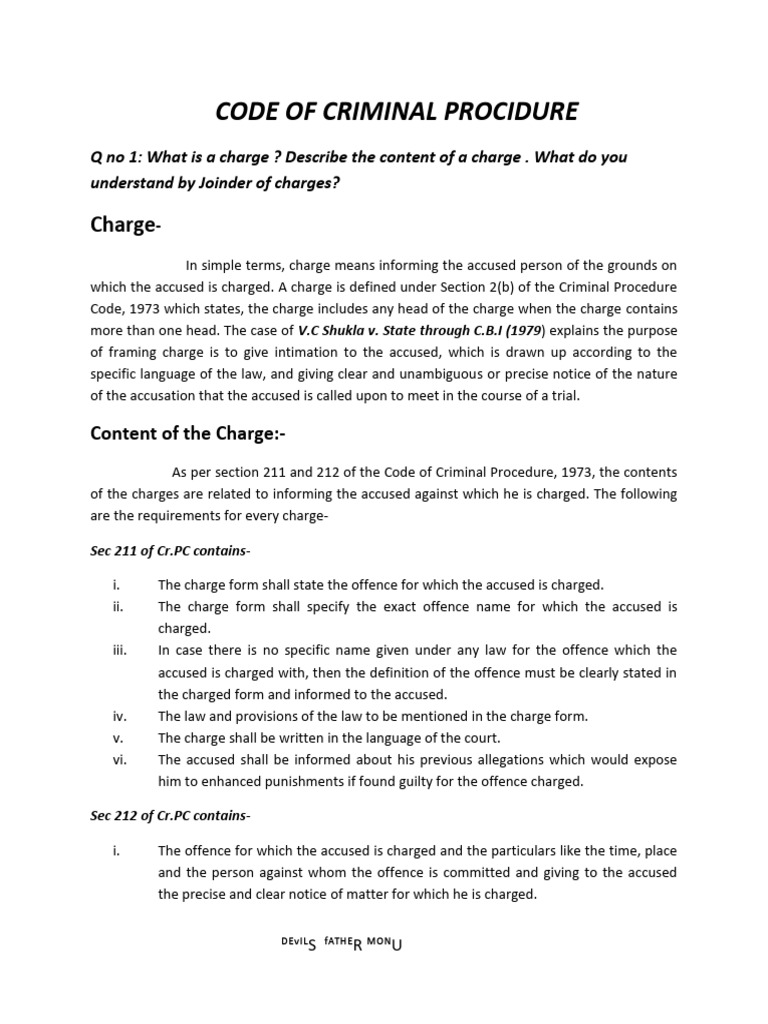 Code of Criminal Procidure-2 | PDF | Bail | Arrest