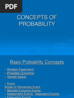 Concepts of Probability