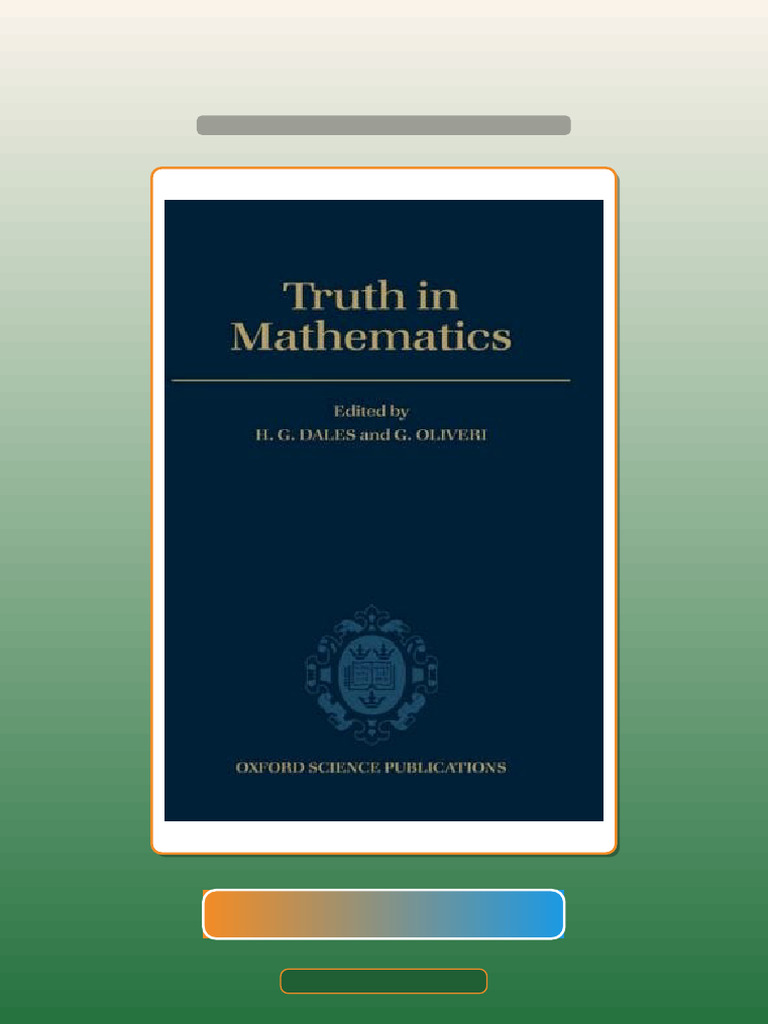 Test Bank For Truth in Mathematics | PDF | Multiple Choice | Science