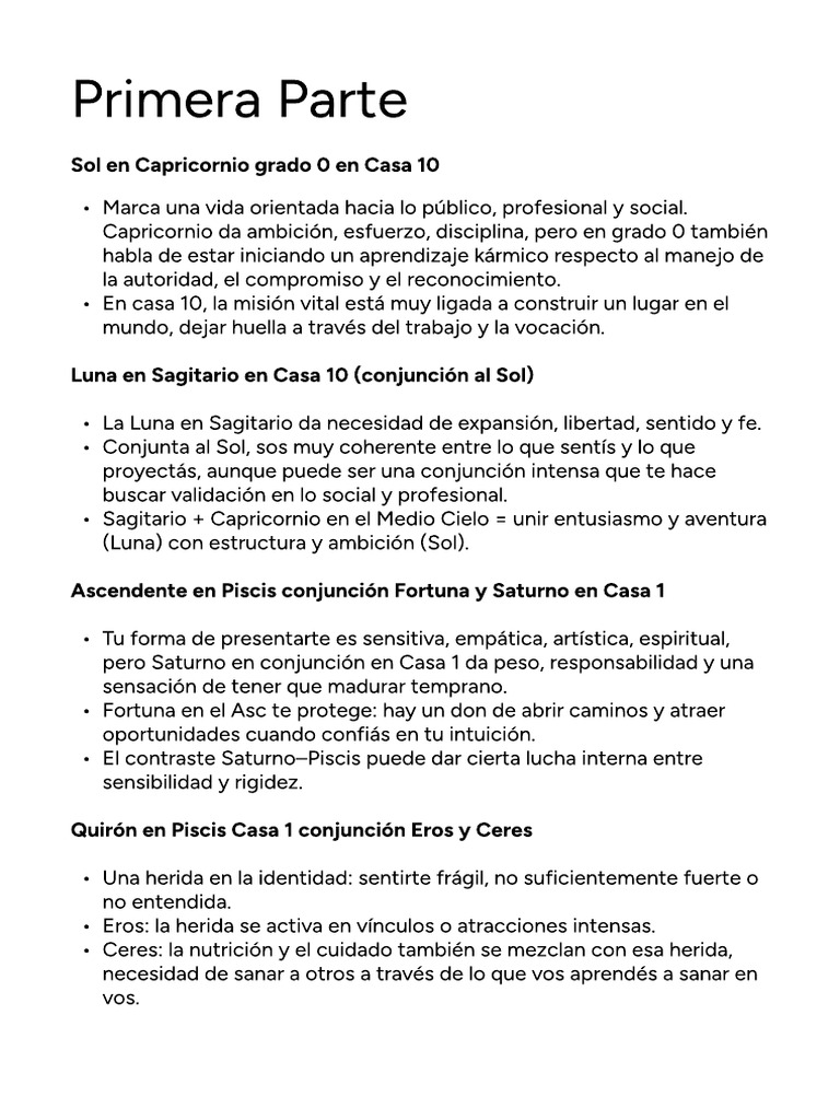 Primera Parte | PDF