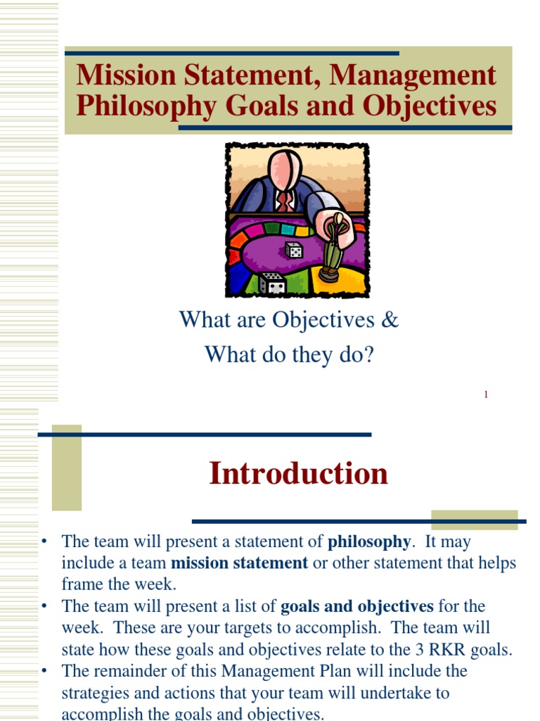 Mission Statement and Objectives Guide | PDF | Goal | Strategic Management