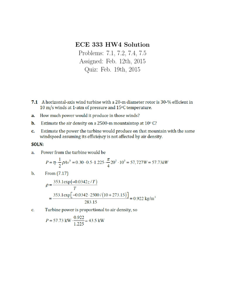 HW4 Soln | PDF