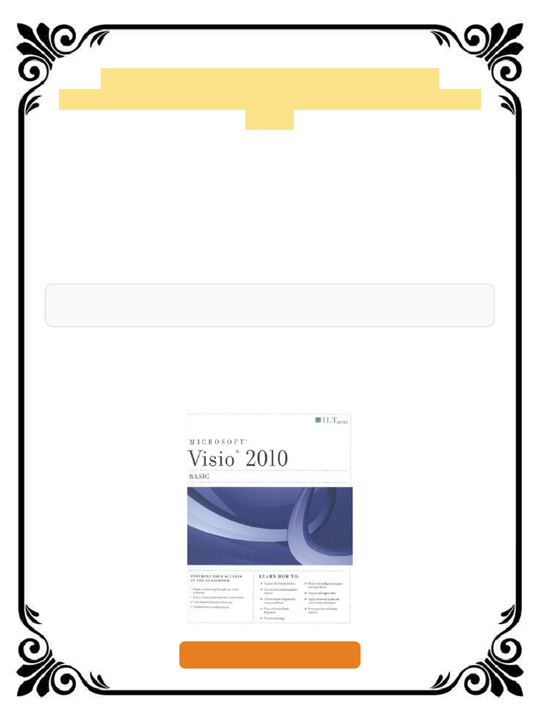 Visio 2010 Basic Student Manual Axzo Press ebook full document version ...