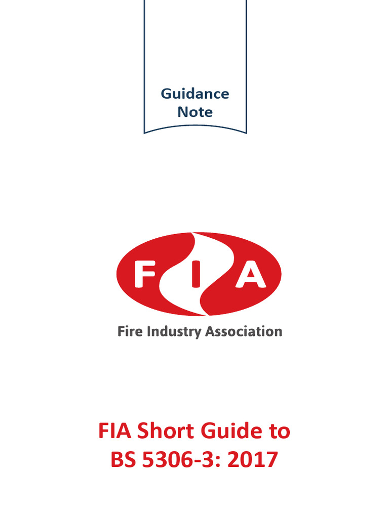 FIA Guide to BS 5306-3:2017 Changes | PDF | Fire Safety | Safety