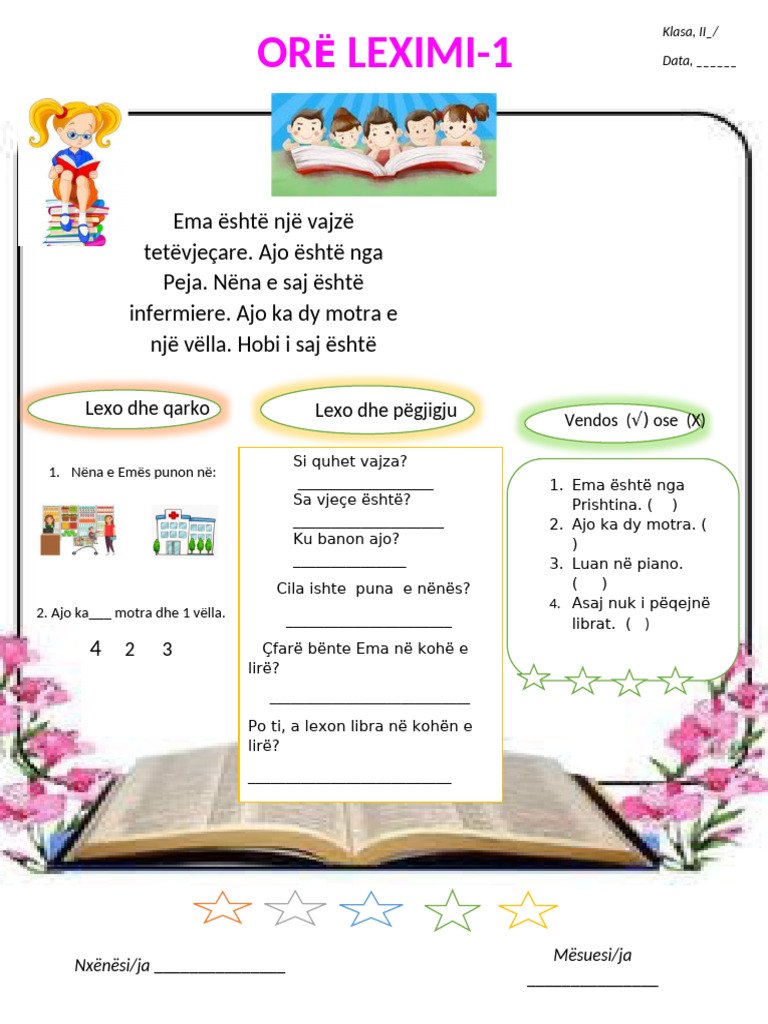 Orë Leximi 2 | PDF