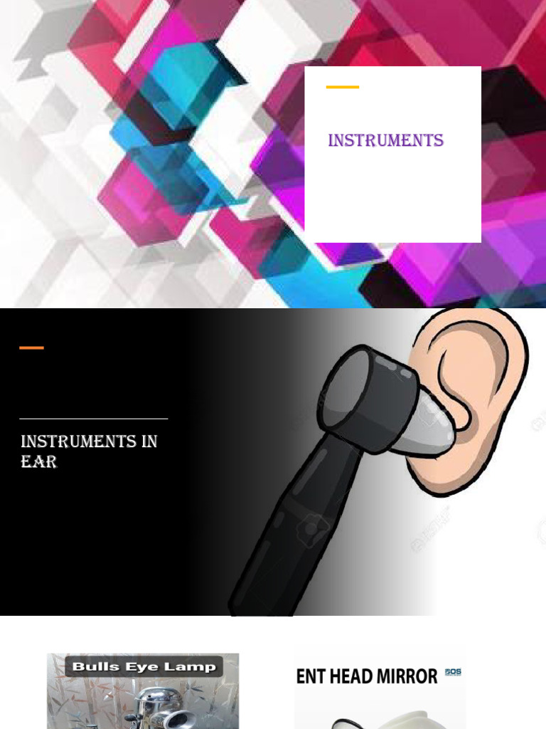 INSTRUMENTS ppt | PDF | Human Nose | Ear