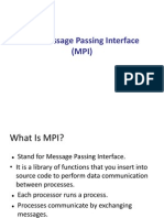 The Message Passing Interface (MPI)