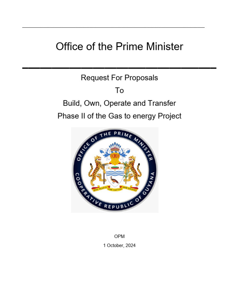 Gas to Energy Project RFP Phase II | PDF