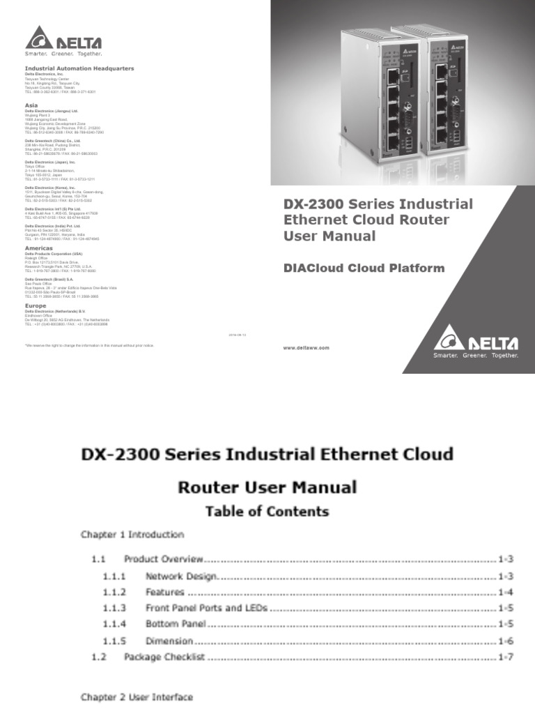 DX-2300 Industrial Ethernet Router Manual | PDF | Ip Address | Computer ...