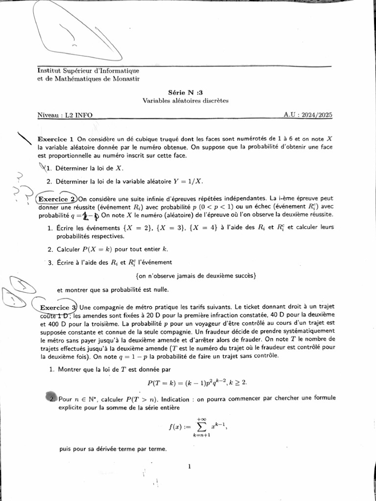 3-Serie3 Correction | PDF