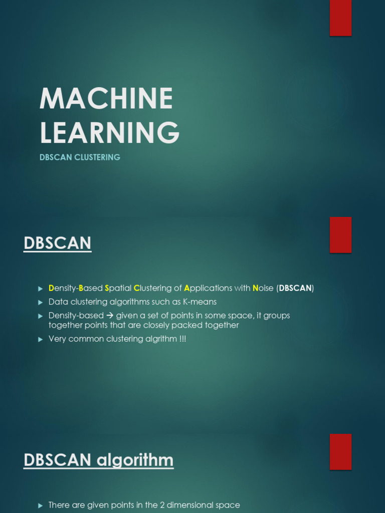 DBSCAN Clustering Explained: Pros & Cons | PDF