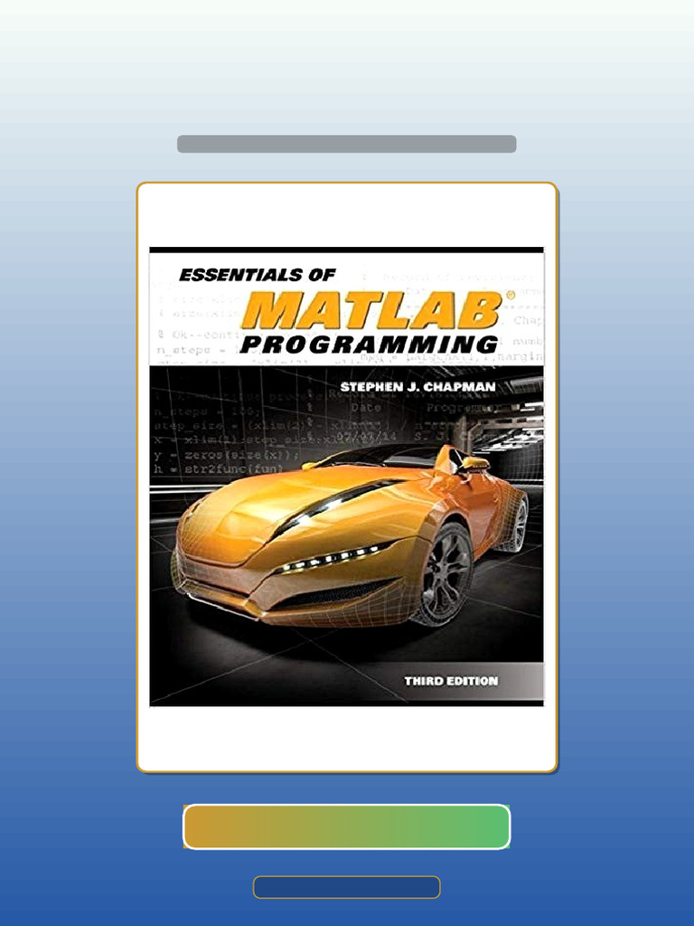 Test Bank For Essentials of MATLAB Programming 3rd Edition | PDF ...