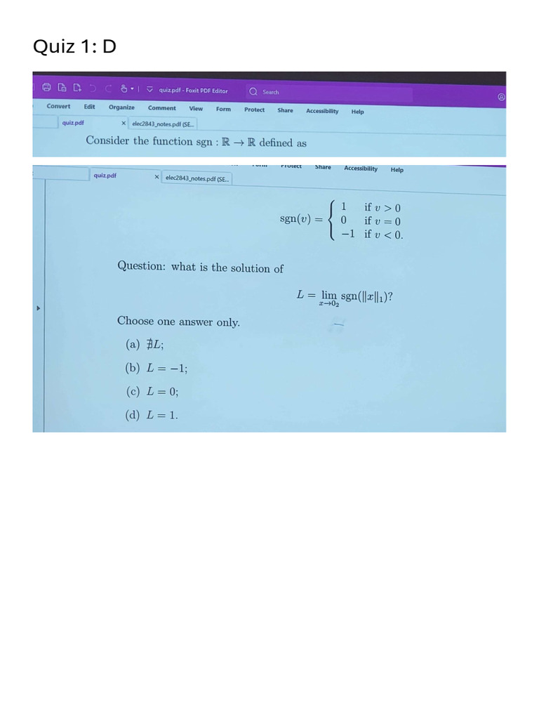 Quiz | PDF