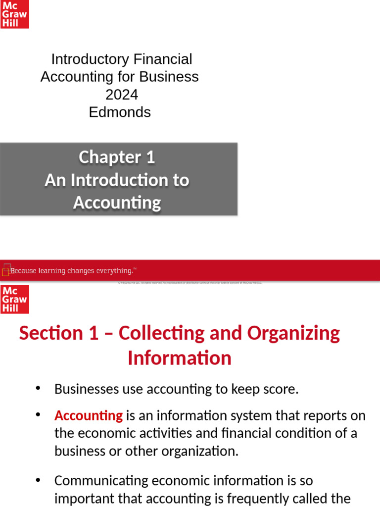 Introduction to Financial Accounting Basics | PDF | Balance Sheet ...