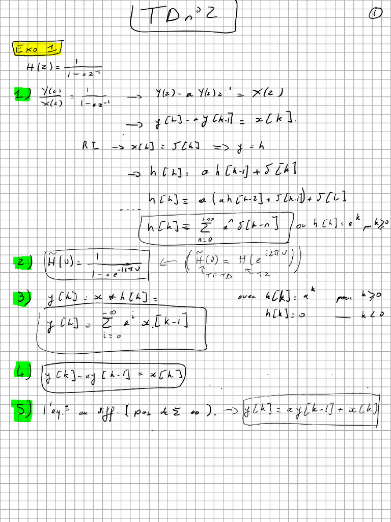 Solution TD2 | PDF