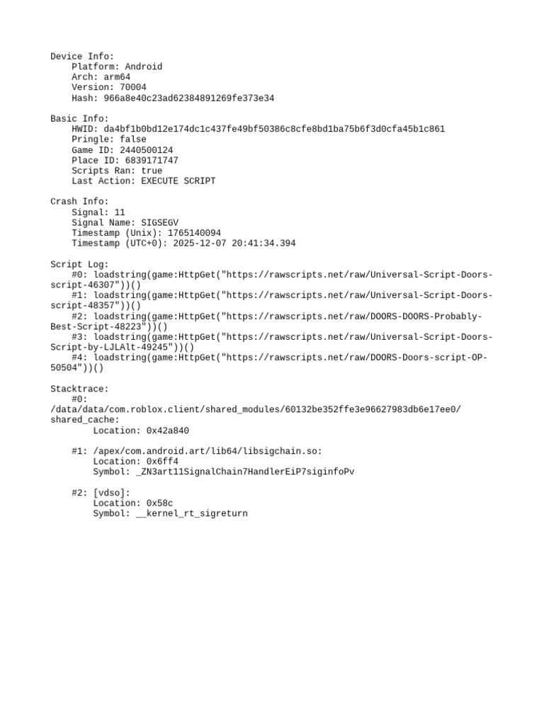 Crash 70004 1765140094 | PDF