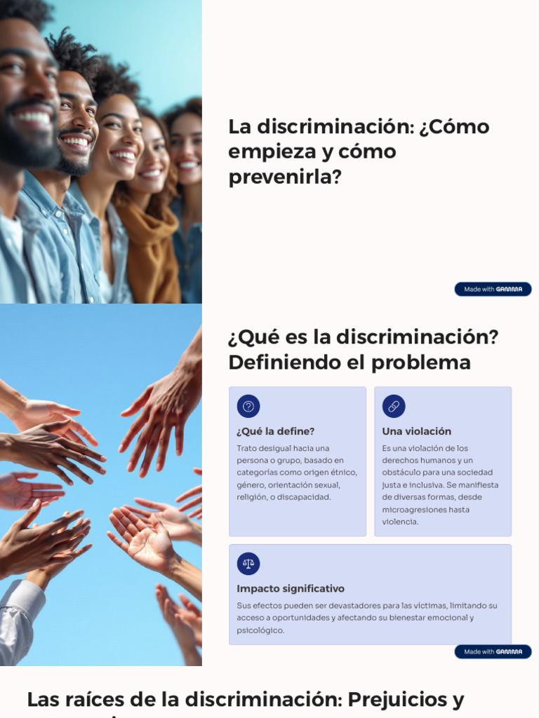 Prevención de la Discriminación: Claves y Estrategias | PDF ...