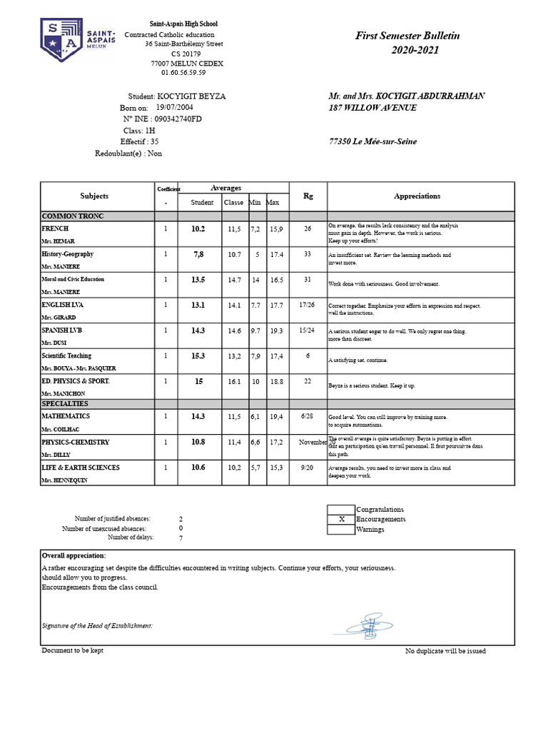 First Semester Report | PDF | Intelligence | Cognition
