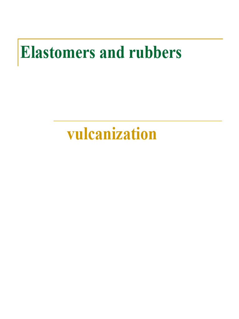 vulcanization1 (2) | PDF | Physical Sciences | Applied And ...