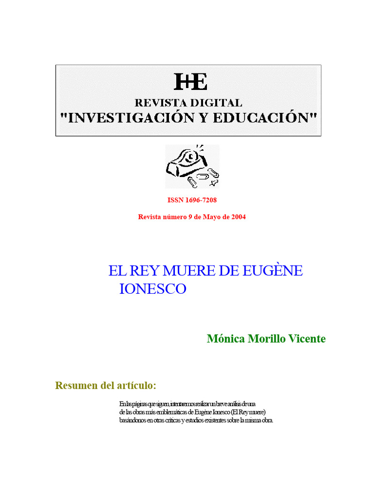El Rey Se Muere | PDF