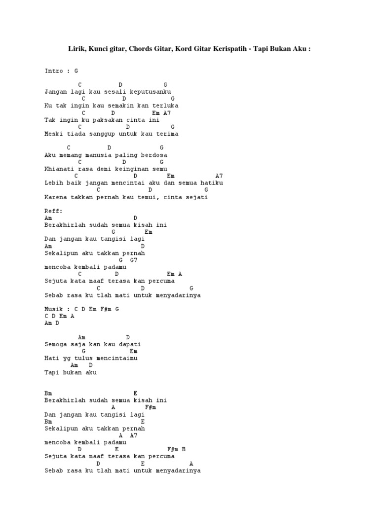 Lirik Lagu Keris Patih Pdf