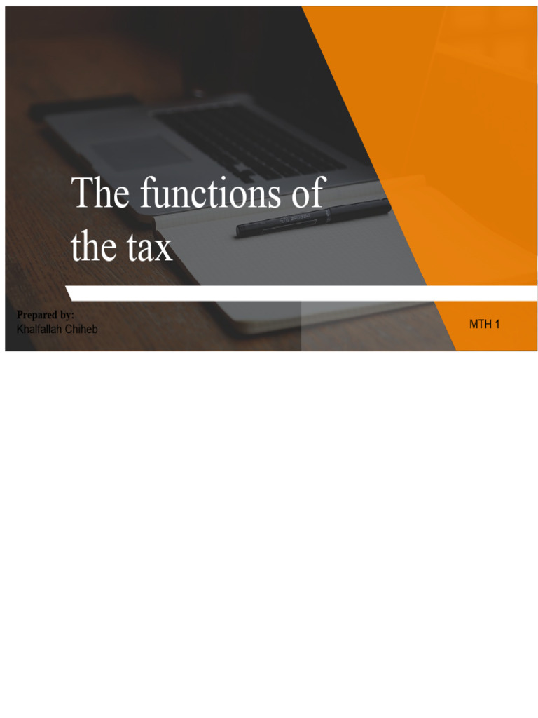 Functions of Tax: Financial, Economic, Social | PDF | Taxes ...