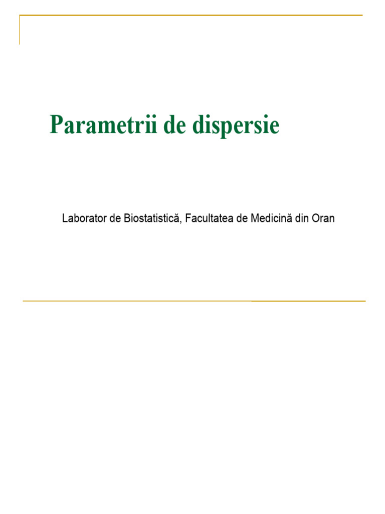 4-Parametrii de Dispersie-Convertit | PDF
