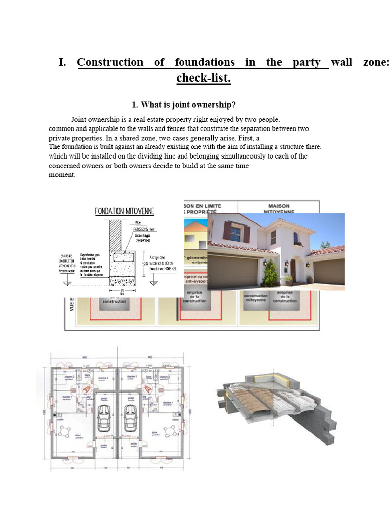 Construction of Foundations in Shared Zone | PDF | Foundation ...