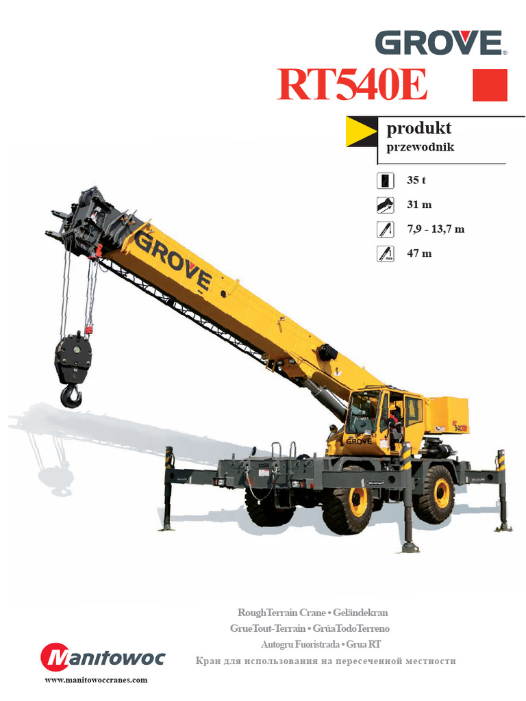 Grove Rt540e - 35 Ton PDF | PDF