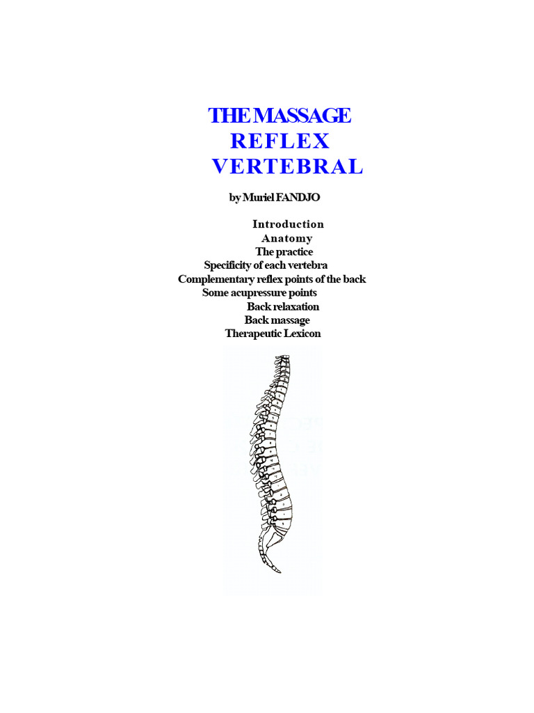 Spinal Reflex Massage Techniques | PDF | Human Anatomy ...