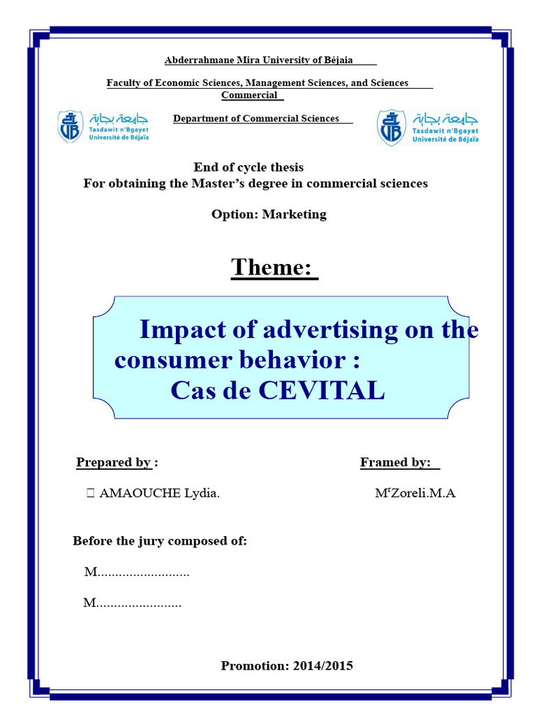 Advertising's Impact on Consumer Behavior | PDF | Marketing | Advertising