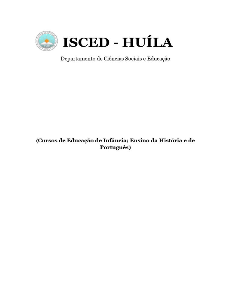 Programa de Pedagogia Geral 2025/2026 | PDF | Pedagogia | Aprendizado