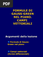 Approfondimenti Green Stokes Gauss