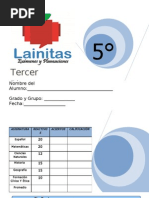 5to Grado - Bimestre 3