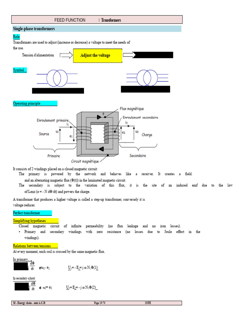 Course Transformations PDF | PDF | Transformer | Electricity