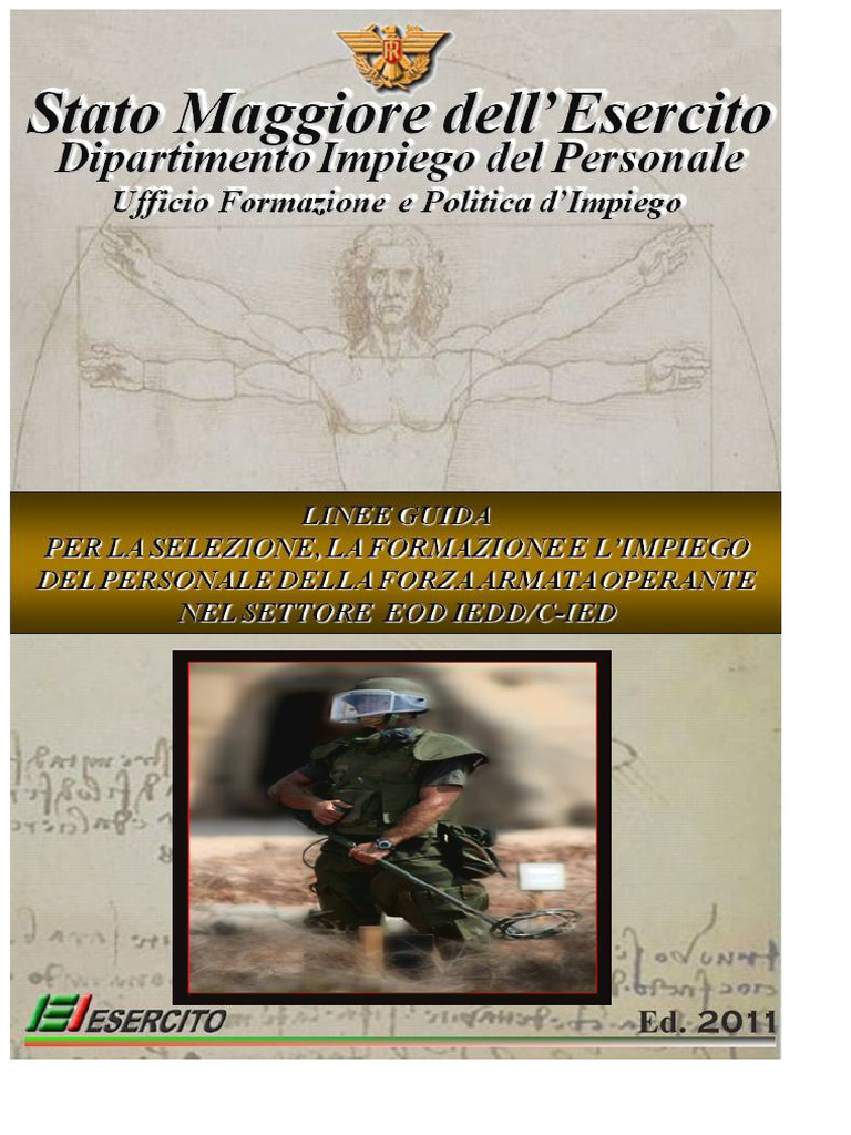 Diretrizes para Seleção e Formação EOD/IEDD | PDF | Ciência militar ...