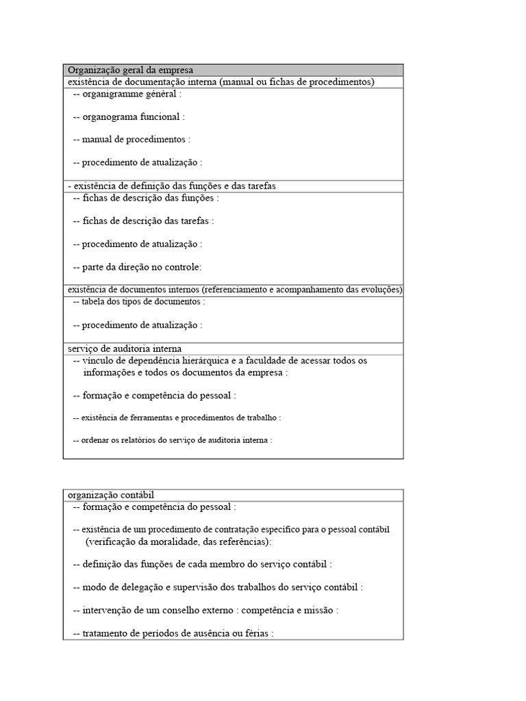 Organização e Controle Interno Empresarial | PDF | Contabilidade ...