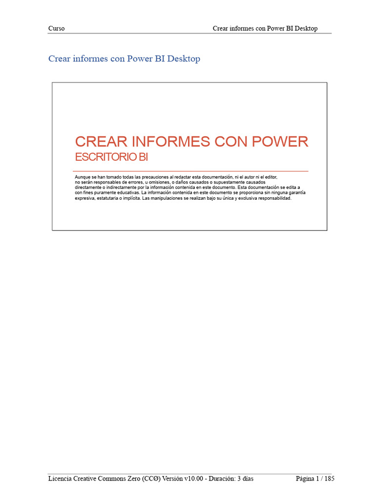 Informes Efectivos con Power BI Desktop | PDF | Microsoft Excel ...