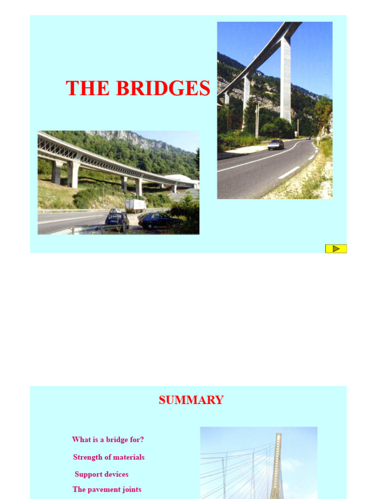 Understanding Bridge Structures and Types | PDF | Bridge | Foundation ...