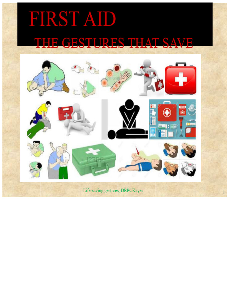 Essential First Aid Techniques Guide | PDF | Cardiopulmonary ...