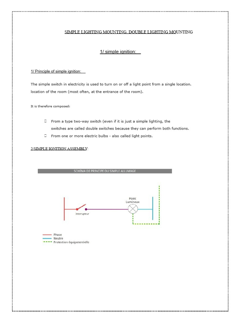 SIMPLE ASSEMBLY STARTUP.docx | PDF | Switch | Lighting
