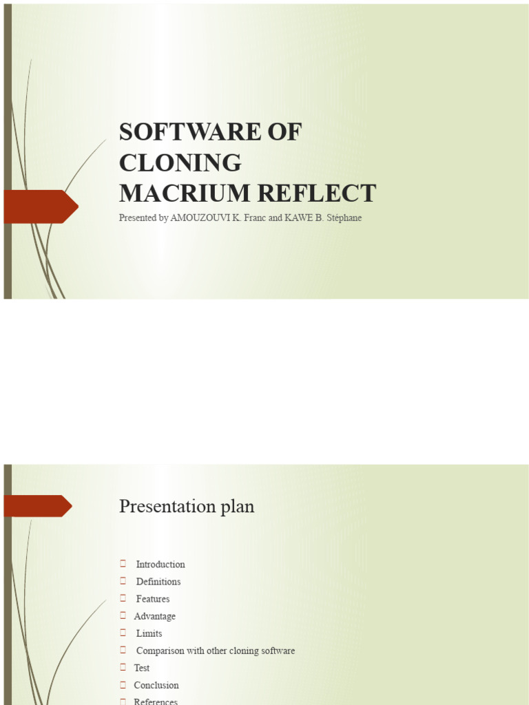 Macrium Reflect Cloning Software Guide | PDF | Backup | Data